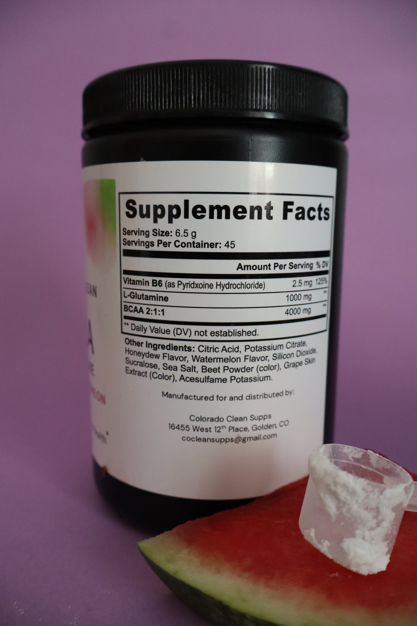 BCAA + L-Glutamine (Honeydew Watermelon)
